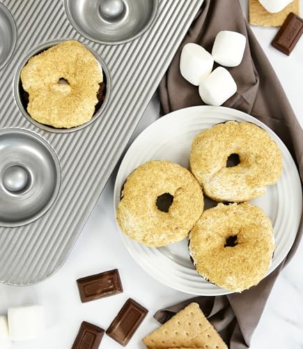 USA Pan 6-Well Aluminum Steel Donut Pan - Made in USA, Non-Stick, 1 EA