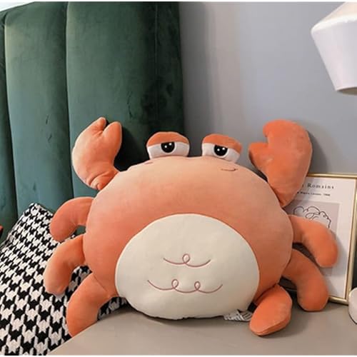 JOSON 16 inch Crab Plush Stuffed Animal, Super Soft Crab Plush Pillow, Children's Crab Toy, Birthday Gift for Boys and Girls