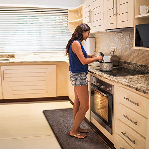 Kitchen Mat Cushioned Anti-Fatigue Comfort Standing Rug for