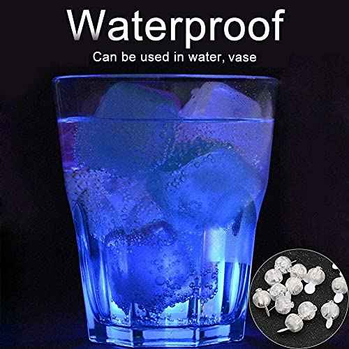 JJGoo 50pcs LED Balloon Light Mini Round Balls Lights, Waterproof Flash Tiny Led Lights for Paper Lantern Easter Eggs Birthday Party Wedding Halloween Christmas Decoration