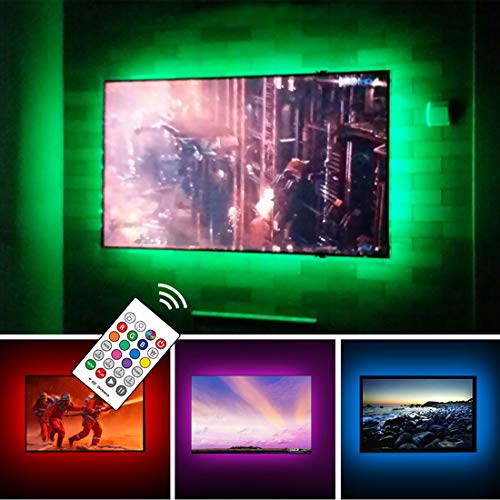 85-95 Inch TV LED Backlight Kit with Remote - USB Powered TV Backlight Lights