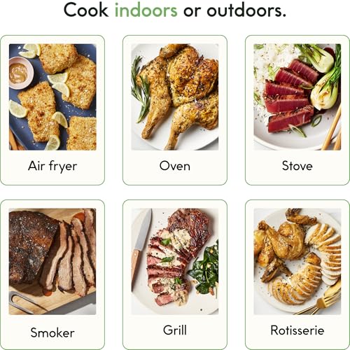 CHEF iQ Sense Wireless Meat Thermometer Single Probe Set - Smart BBQ & Cooking