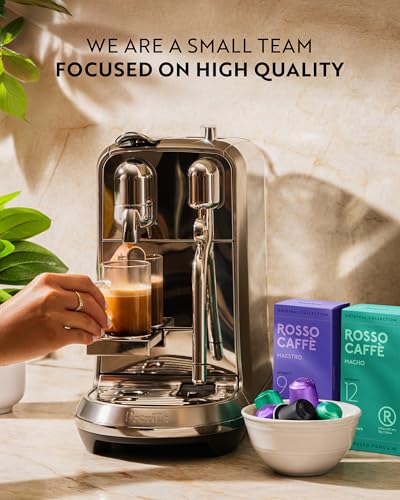 Rosso Caffè Intense Pack Espresso Pods for Nespresso Original Machines 120 Count
