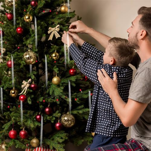 Silver Christmas Tinsel Icicles, 10,000+ Strands Metallic Foil Fringe Decorations