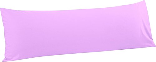 FLXXIE Body Pillow Cover - Super Soft Microfiber 20x54 Pillowcase | Wrinkle & Stain Resistant, Lavender