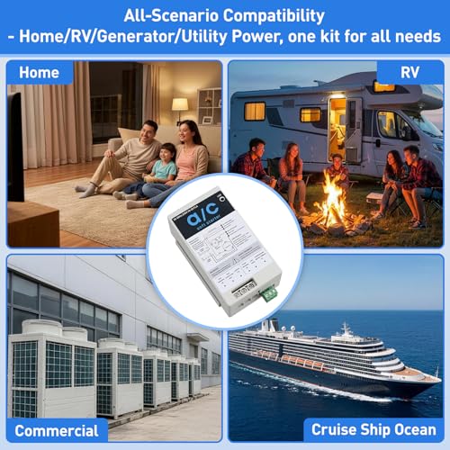 Zgrao 16-32A Soft Start Kit for 4-7 Ton HVAC Systems, Quiet & Reverse Protection