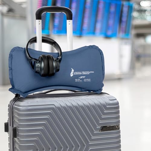 Self-Inflating Travel Lumbar Support Pillow - 16 x 2 x 8 Inches