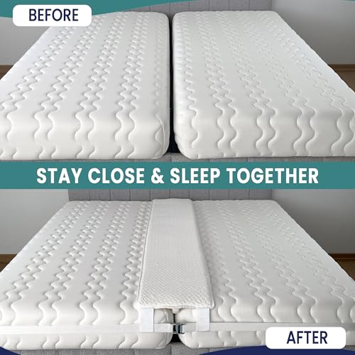 Bed Bridge for Adjustable Split King Beds - 10x75 Inch Gap Filler