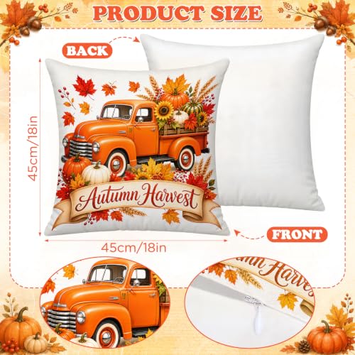 Festive 16-Pack Seasonal Pillow Covers 18x18 Inches - Halloween, Christmas, Fall & Winter Decor