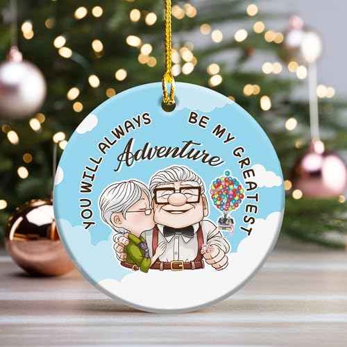 Couple Ceramic Ornament - Christmas Decoration for Home - 2024 Hanging Ornament - Gifts for Couple - You and Me We Got It