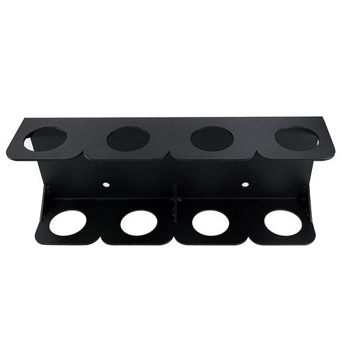 FUXIN Vertical Olympic Barbell Holder, 4 Bars Wall Mounted Barbell Storage Rack, Load Up 180 lbs