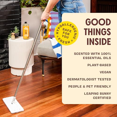 Aunt Fannie's Hardwood Floor Cleaner 32 oz Pack of 3 Lemon-Scented Natural Floor Cleaner