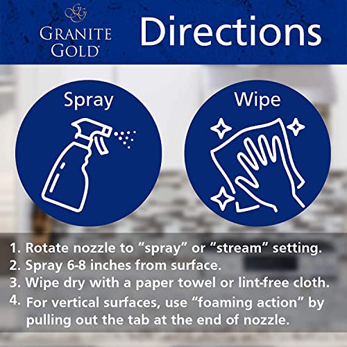 Granite Gold Daily Cleaner for Natural Stone Countertops 112 Fl Oz - Pack of 1