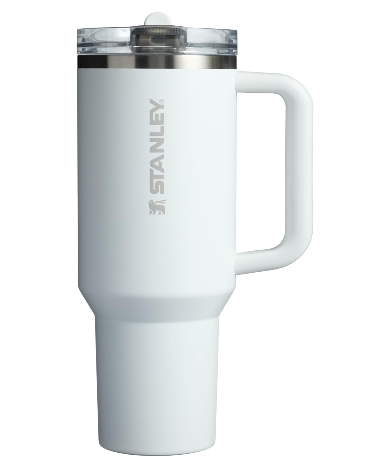 STANLEY Quencher ProTour Flip Straw Tumbler with Leakproof Lid 40 oz | Built-In Straw and Handle | Cup Holder Compatible for Travel | Insulated Stainless Steel Cup | BPA-Free | Frost