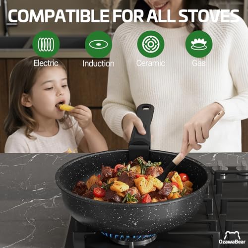 26 Pcs Pots and Pans Set Non Stick, Detachable Handle Cookware