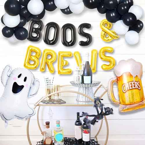 Halloween Baby Shower Decorations Boos & Brews Halloween Decorations Witch halloween Gender Reveal Decoration Gender Reveal Party decorations