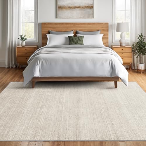 4x6 Beige Washable Area Rug for Entryway & Bedroom Non-Slip Floor Covering - Valenrug