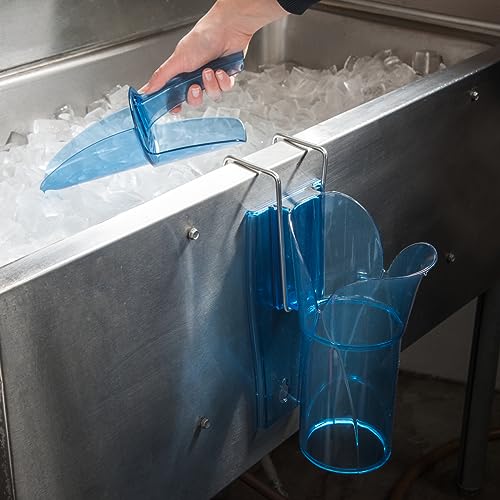 Ice Scoop 6 oz to 10 oz with Mount - San Jamar Saf-T-Scoop Guardian