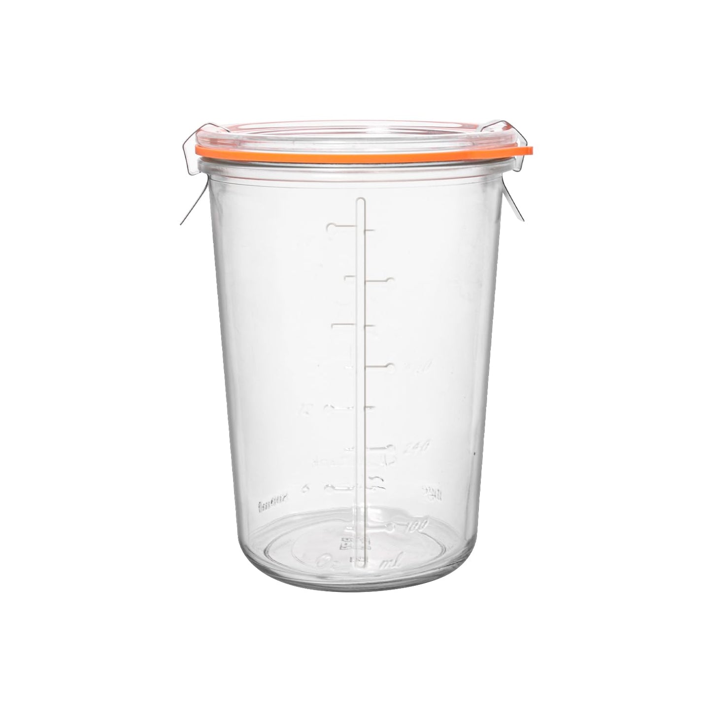 PYVYLO Glass Sourdough Starter Jar,27oz Wide Mouth Jars for Sourdough Starter,Airtight Food Storage Containers with Glass Lid for Bread Baking Supplies