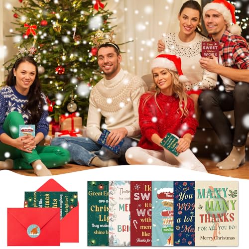 Ceiba Tree Vintage Christmas Cards for Employees Staff Appreciation