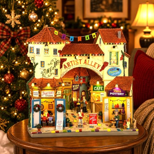 Lemax Christmas Village Artist Alley Battery-Operated LED Building 45226