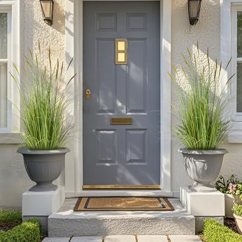 3ft Artificial Cattail Reed Grass Plant - 2 Pack Indoor Outdoor Faux Greenery