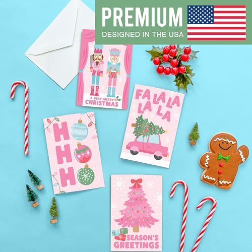 Blank Christmas Cards with Envelopes - Holiday Greeting Card Set, 54 Pack