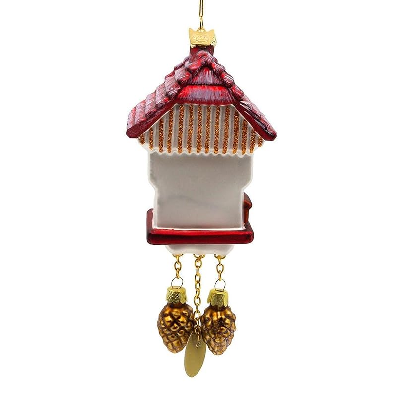 Kurt S. Adler Noble Gems Cuckoo Clock Glass Ornament – Holiday Tree Speicher