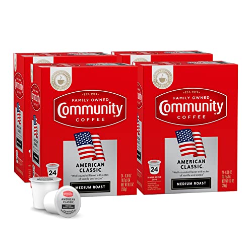 Community Coffee American Classic Coffee Pods - 96 Count, Compatible with Keurig 2.0