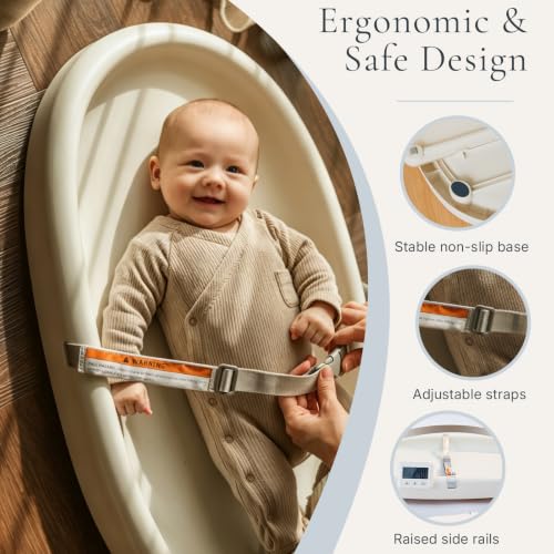 Cuddobaby 4-in-1 Baby Changing Pad with Digital Scale & Temp Monitor