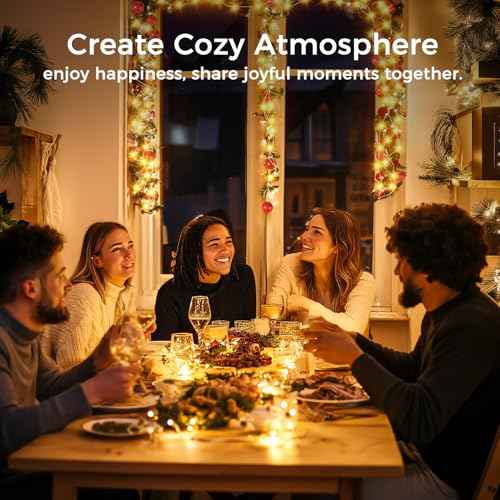 WdtPro Fairy Lights Battery Operated with Remote, 33Ft 100 LED Battery Powered String Lights with Timer, Outdoor Waterproof 8 Modes Twinkle Lighting for Bedroom Indoor Christmas Decor Warm White, 2P