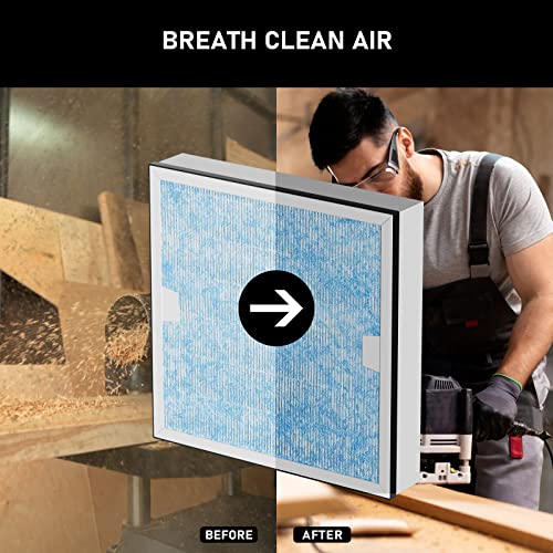 Carmerny 3 Pack HEPA & Activated Carbon Filter Replacement for AlorAir HEPA 550 Air Scrubber