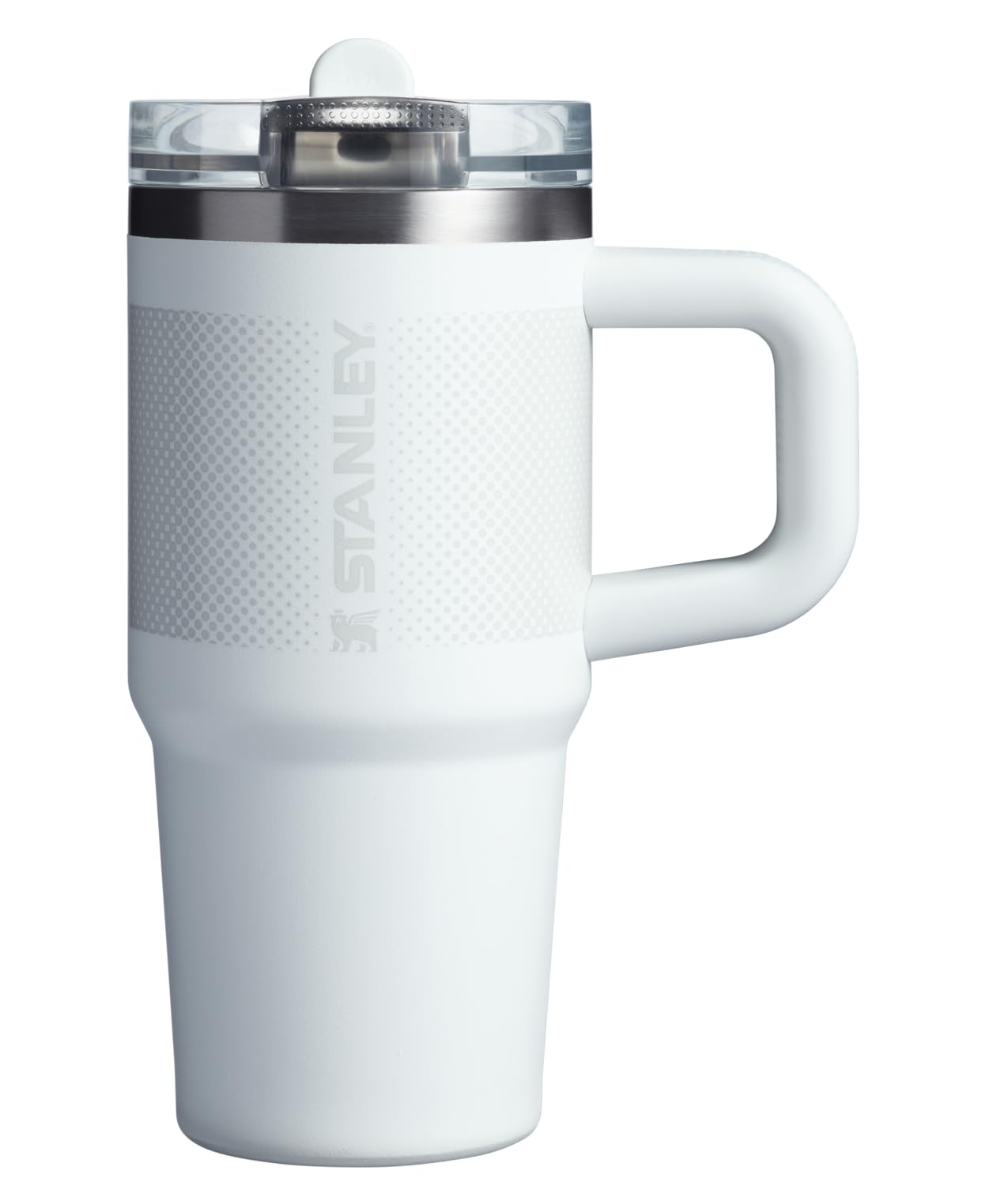STANLEY Quencher ProTour Flip Straw Tumbler with Leakproof Lid 14 oz | Built-In Straw and Handle | Cup Holder Compatible for Travel | Insulated Stainless Steel Cup | BPA-Free | Frost Fade