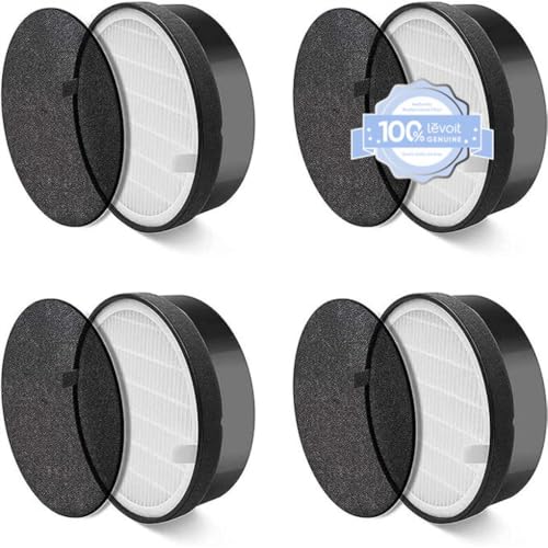 Levoit LV-H132 Air Purifier Replacement Filter 4 Pack - Genuine Filters