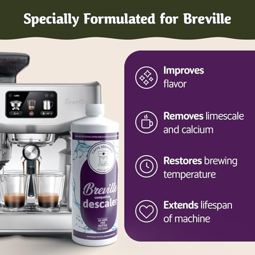 Breville Espresso Machine Descaler Kit - 10 Uses, Eco-Friendly Coffee Cleaner