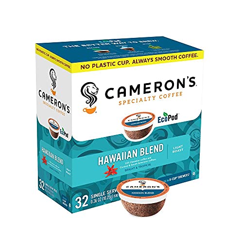 Cameron's Coffee Kona Blend Single Serve Coffee Pods - 32 Count