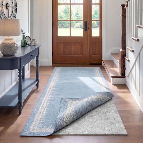 2x12 Rug Pad - 1/4 Inch Thick Felt and Rubber Non-Slip Rug Underlay - Rectangular