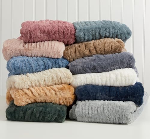 Summer Sand Micro Plush Throw Blanket - 50x60 Inches - Beige