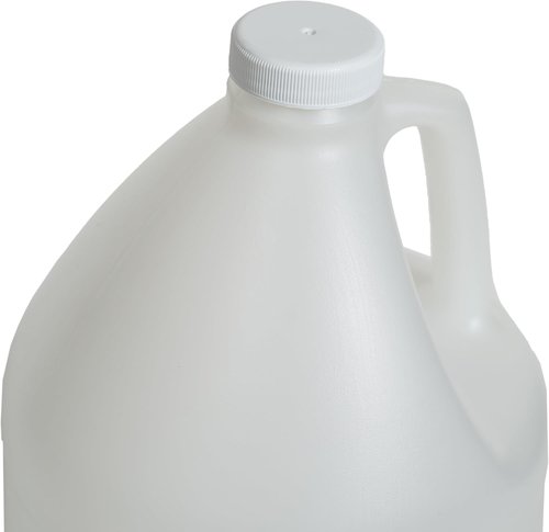 FastRack 2-Pack 1 Gallon Water Bottle Plastic Jug Container with Lid | White Food Grade Gallon Water Jug, BPA-Free, Leak-Proof Pitcher With Lid Fermentation, Brewing, Storage & More