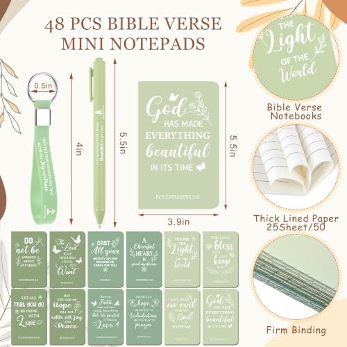 Hollowfly 48 Set/192 Pcs Christmas Christian Church Gifts (Gradient