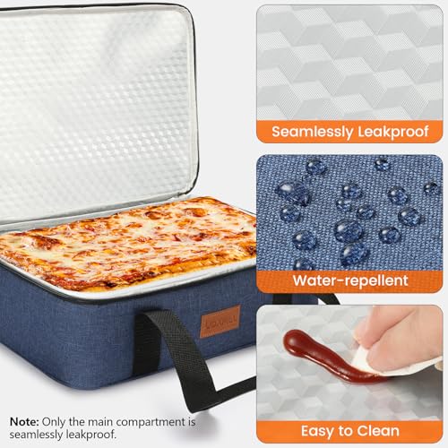 Electric Food Warmer Fit 9"x13"Casserole Carrier-12V/24V Car&110V