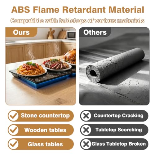 Black 5-in-1 Electric Food Warming Tray Buffet System 41x15 Inch with 10 Temp & 24H Timer