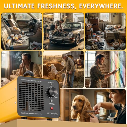 Ozone Generator for Large Spaces 3500+ Sq Ft 10,000mg/h with Honeycomb Tech