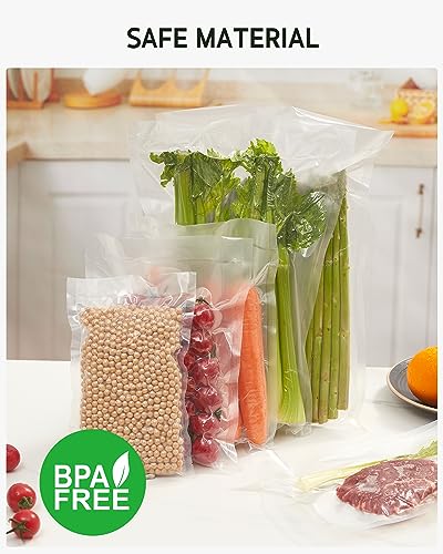 Syntus 300 Pcs Vacuum Sealer Bags Set, BPA Free, Includes 6x10, 8x12 & 11x16 Sizes