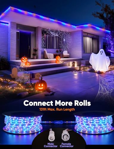 HeliosRibbon 33ft RGB+IC+CCT LED Strip Lights Warm & Cool White with Remote