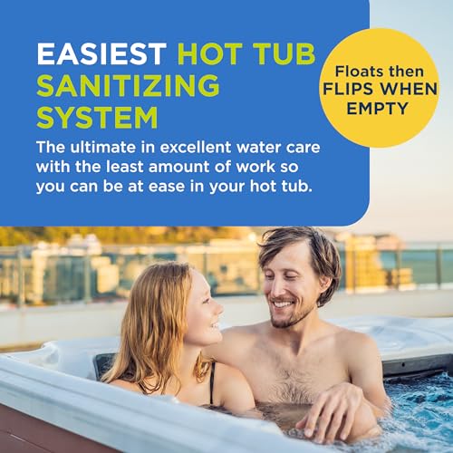 FROG @ease Replacement SmartChlor Cartridges - 3 Pack for Hot Tubs Up to 600 Gallons