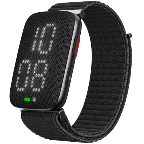 REACHER Vibrating Alarm Clock Watch, Silent Comfort Wake-Up Wristband
