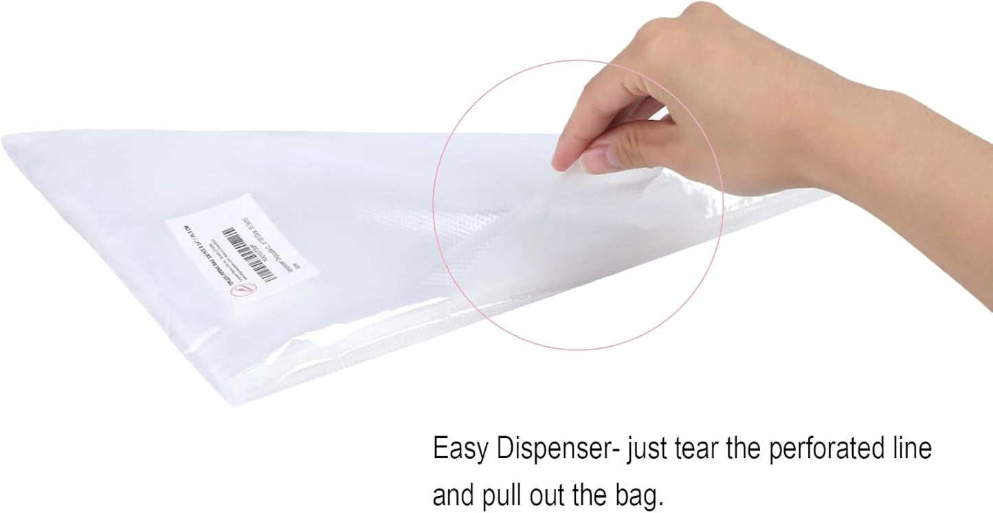 Keenpioneer 14-Inch Tipless Disposable Decorating Bags - Ideal for Cake, Cream, and Cookie Icing | 100 Pack
