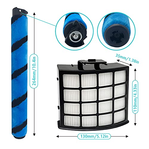Leemone AZ2002 Filter Replacement Set for Shark Vertex DuoClean PowerFins Vacuum - Variation 8p