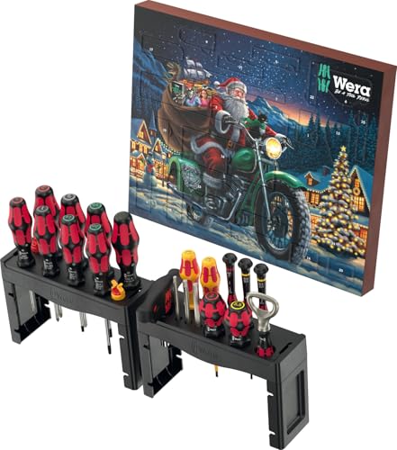 Wera Classic Advent Calendar 2025 - 28 Tool Surprises with Screwdrivers & Wall Racks
